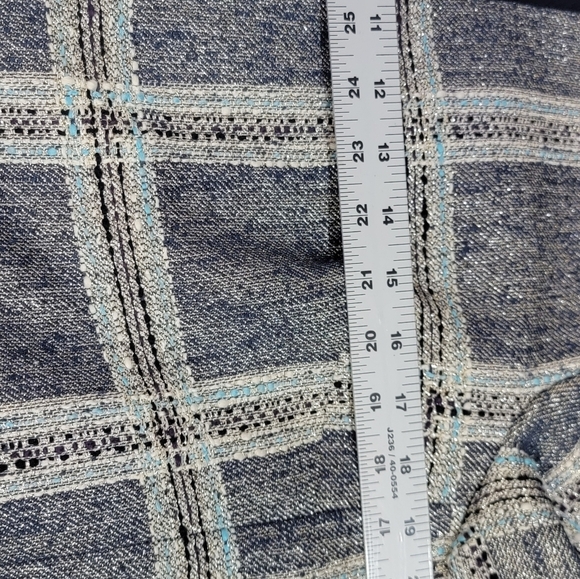 Don Caster Collection Tweed Silk With Metallic Threads Jacket Womens Size 10 - Picture 5 of 14